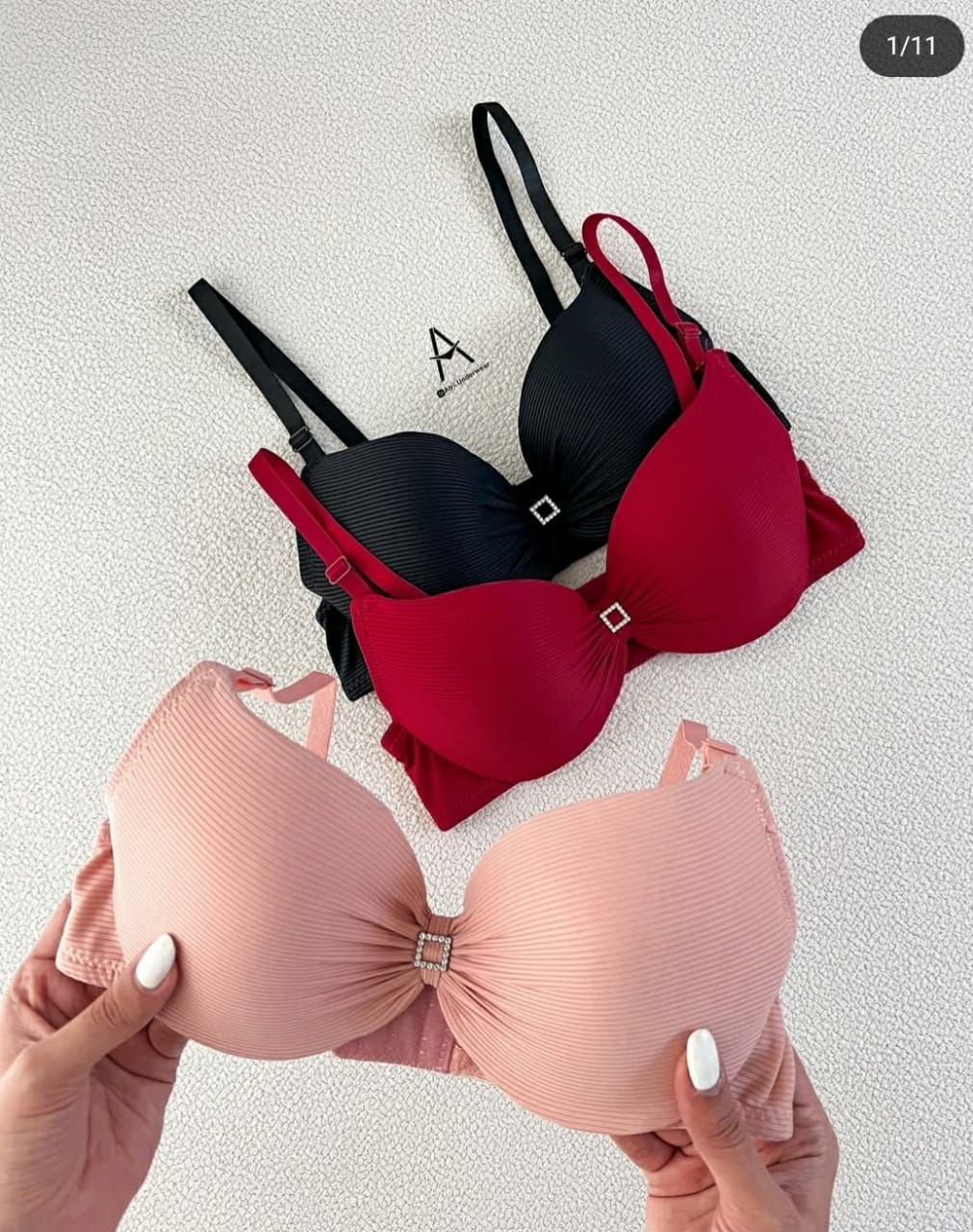 50% OFF | Luxury USA-Imported Push-Up Bra | Soft Ribbed Lift Bra