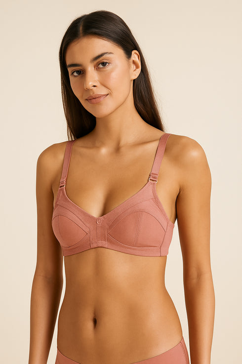 50% OFF | Buy 3 Imported Stretchable Cotton Bra and Get 3 Panty Free