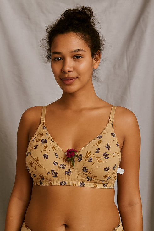 Pack of 4 | Soft Cotton Summer Bra – Comfort Meets Style!
