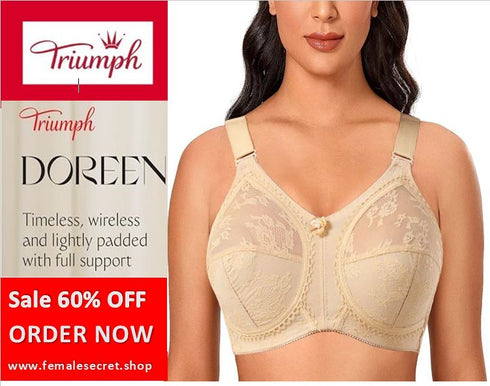 70% OFF | PACK OF 2 IMPORTED TRIUMPH DOREEN MINIMIZER BRA BEST FOR SUMMER