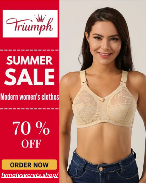 70% OFF | PACK OF 2 IMPORTED TRIUMPH DOREEN MINIMIZER BRA BEST FOR SUMMER