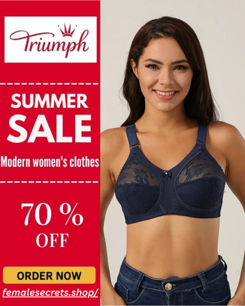 70% OFF | PACK OF 2 IMPORTED TRIUMPH DOREEN MINIMIZER BRA BEST FOR SUMMER