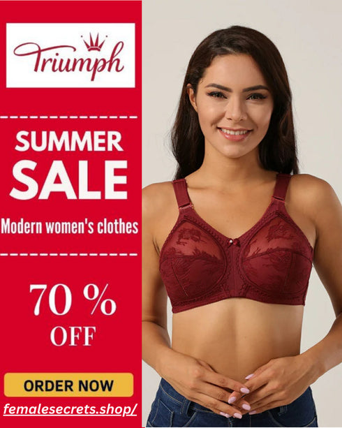 70% OFF | PACK OF 2 IMPORTED TRIUMPH DOREEN MINIMIZER BRA BEST FOR SUMMER