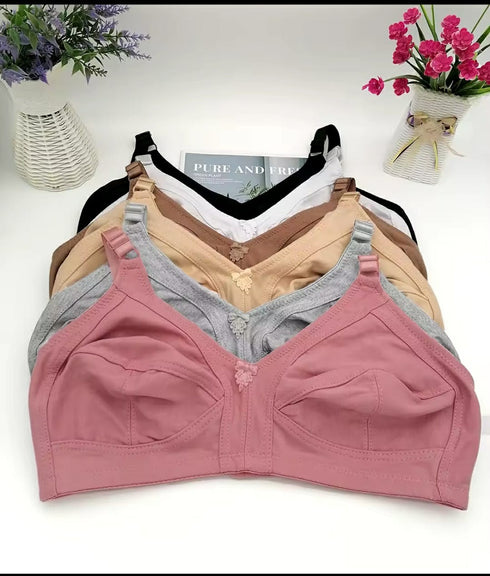 “Pack of 3 Soft Premium Stretchable Cotton Bra Ultra-Comfort