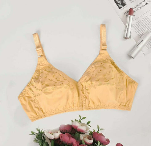 Pack of 2 Half-Net Stretch Cotton Bras – Lightweight Summer Wear