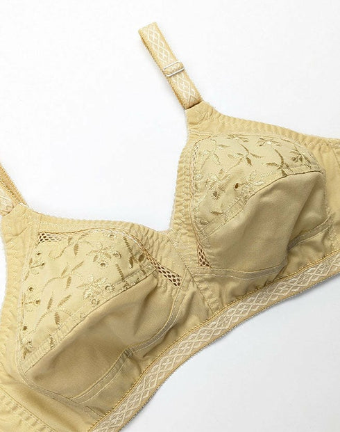 BEAUTIFULL PRINTED PURE COTTON BRA | PACK OF 2 DIFFERENT COLOURS
