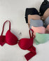 70% OFF | PACK OF 2 | Luxury USA-Imported Push-Up Bra | Soft Ribbed Lift Bra