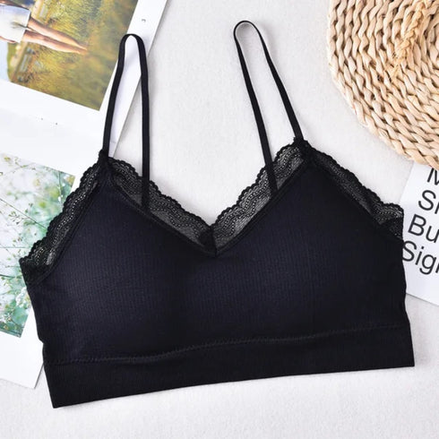 Pack of 3 Piece Sports Cami Bras In 3 Different Colours – Soft Stretch Support