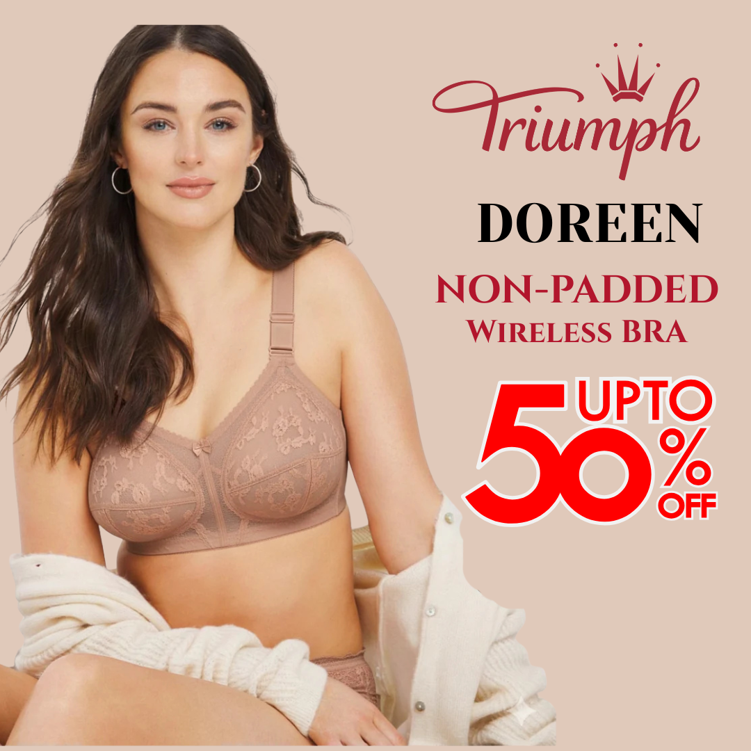 Pack of 4 Imported Triumph Doreen Bra (Get Gift Free Hooks Extender)