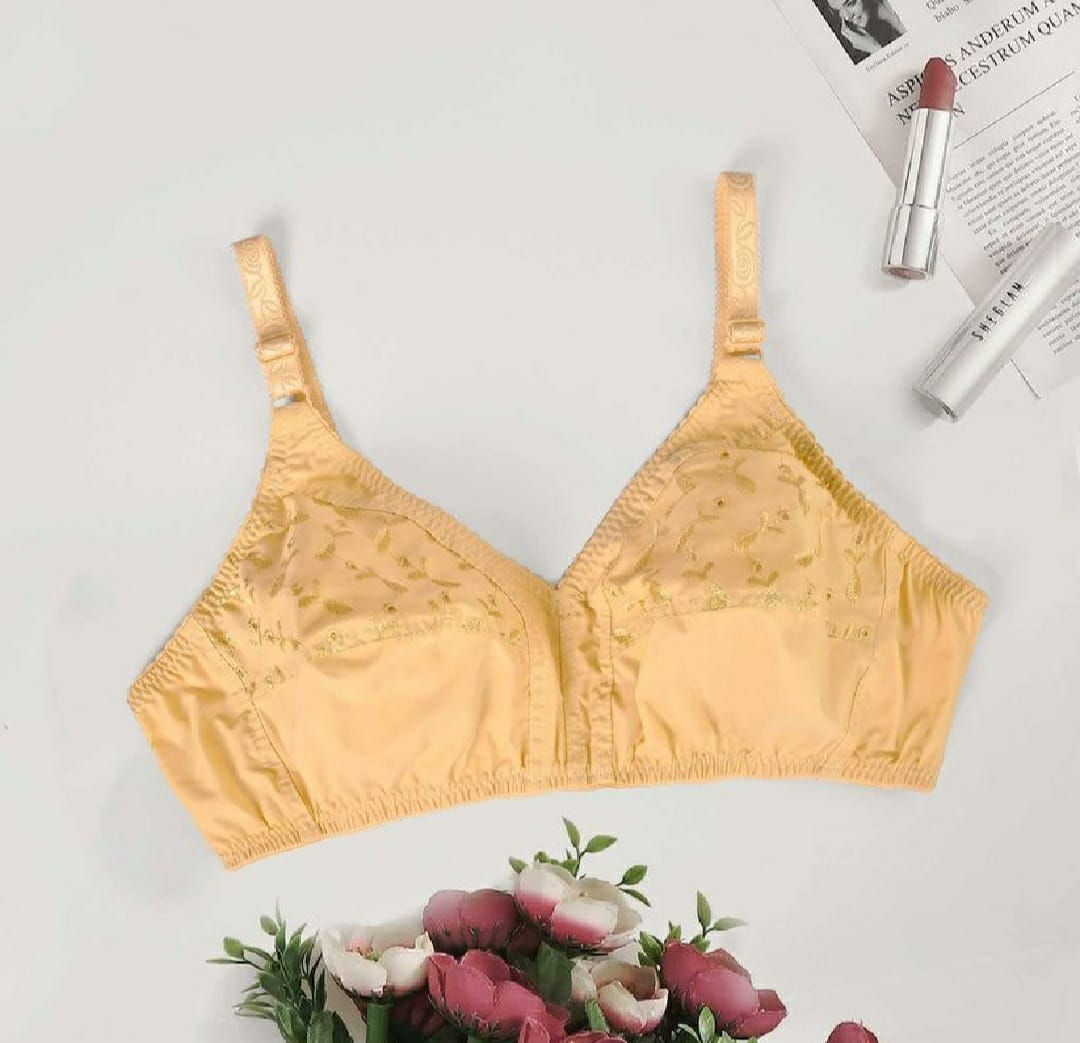 Pack of 2 Half-Net Stretch Cotton Bras – Lightweight Summer Wear