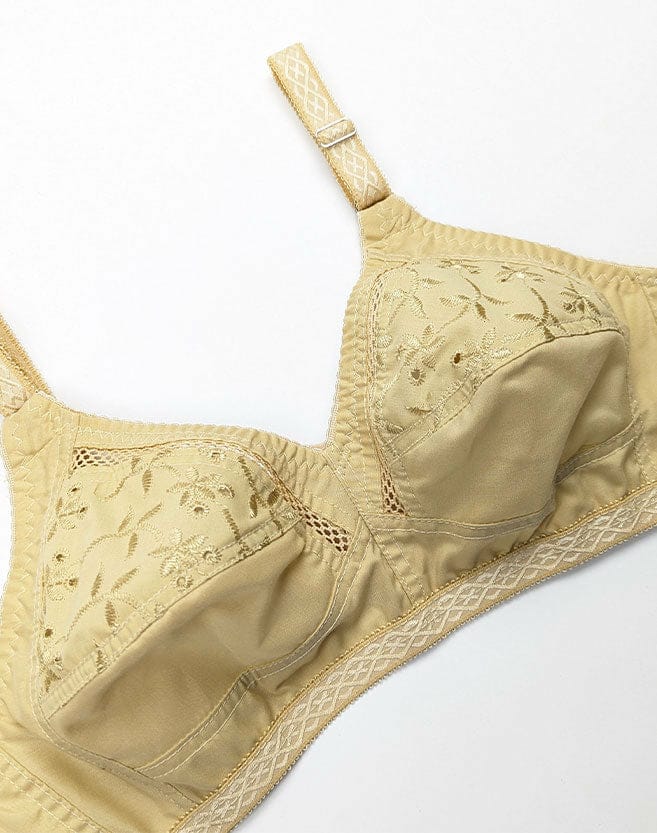 BEAUTIFULL PRINTED PURE COTTON BRA | PACK OF 2 DIFFERENT COLOURS