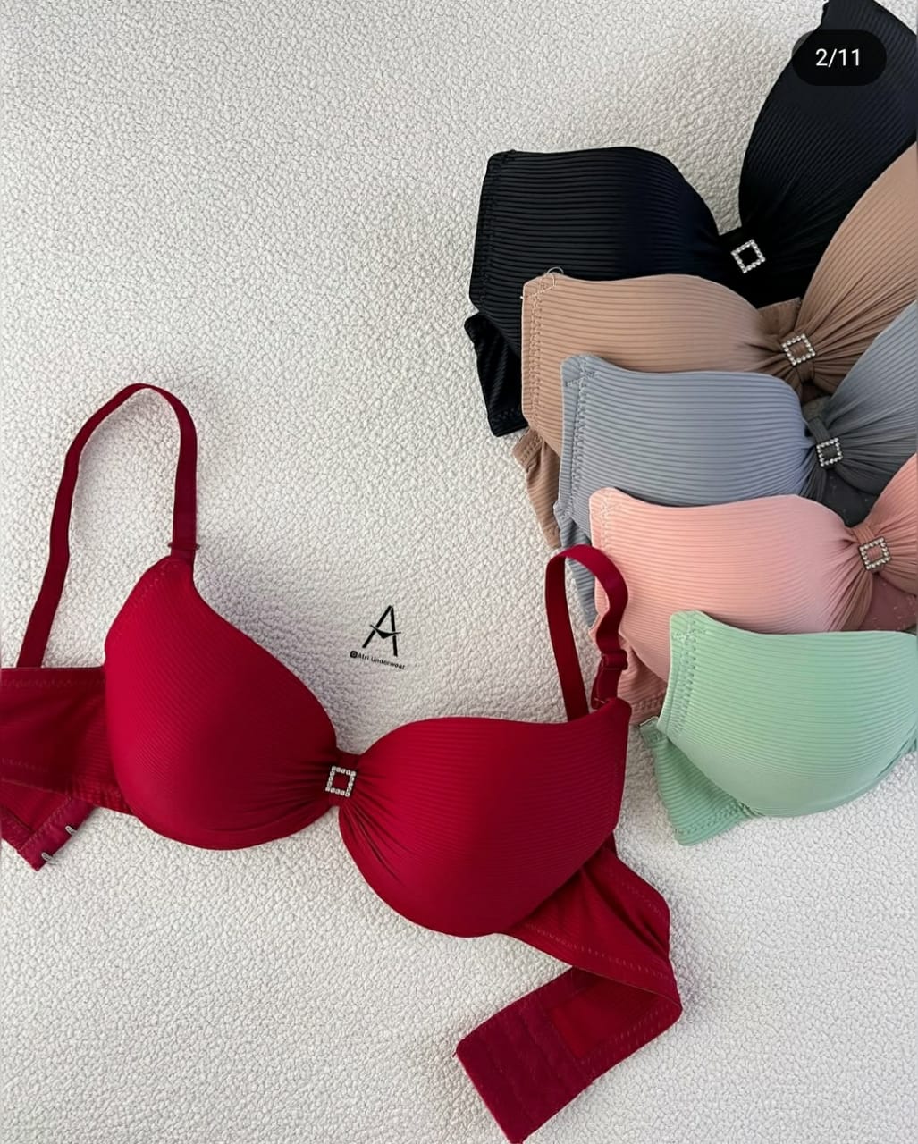 50% OFF | Luxury USA-Imported Push-Up Bra | Soft Ribbed Lift Bra