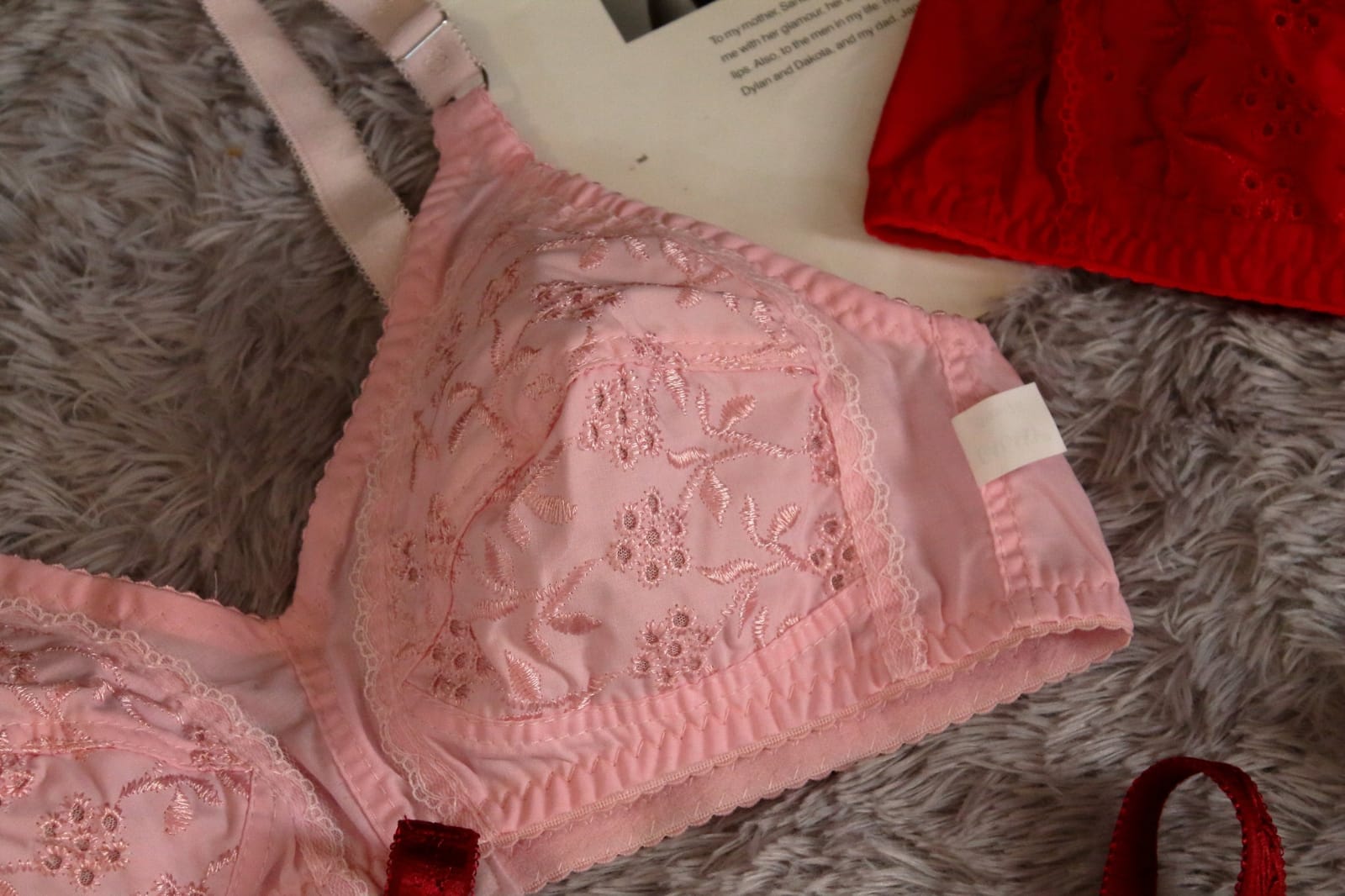 SALE 50% OFF | PACK OF 3 BEAUTIFULL PRINTED PURE COTTON BRA |  DIFFERENT COLOURS